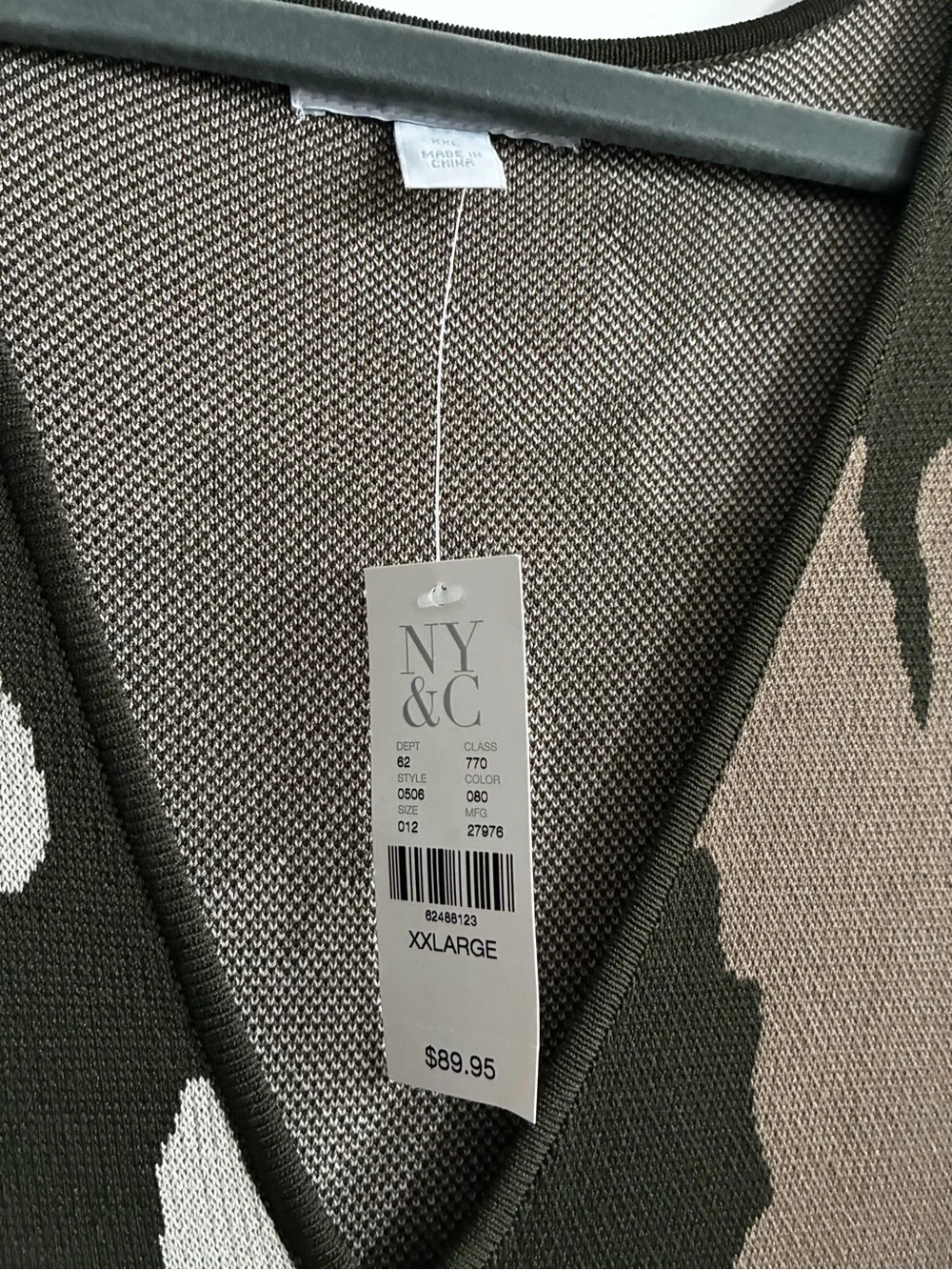 New York & Company camo print